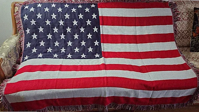 American Flag Throw Blanket Light Weight