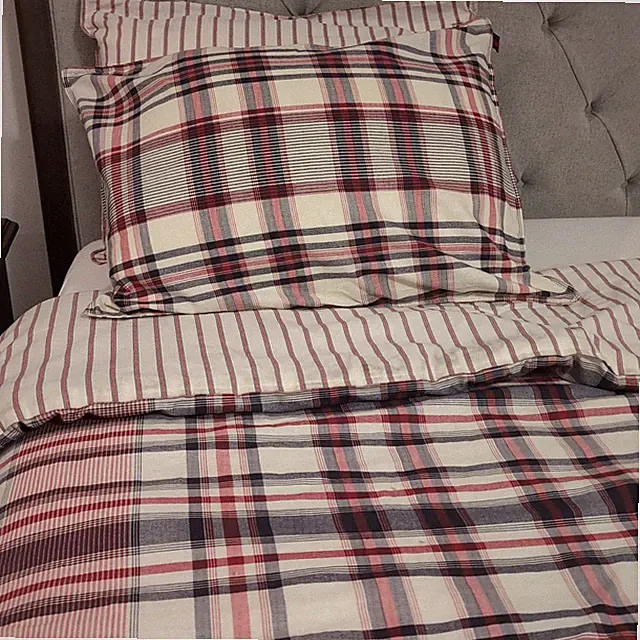 Vtg Tommy Hilfiger Americana Plaid Reversible Queen Comforter Set Woolrich Skirt